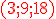 3$ \red \rm (3;9;18)